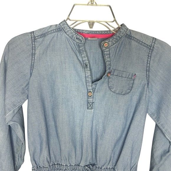 Carter's Light Blue Chambray Tunic Shirt size 8 - Picture 5 of 10